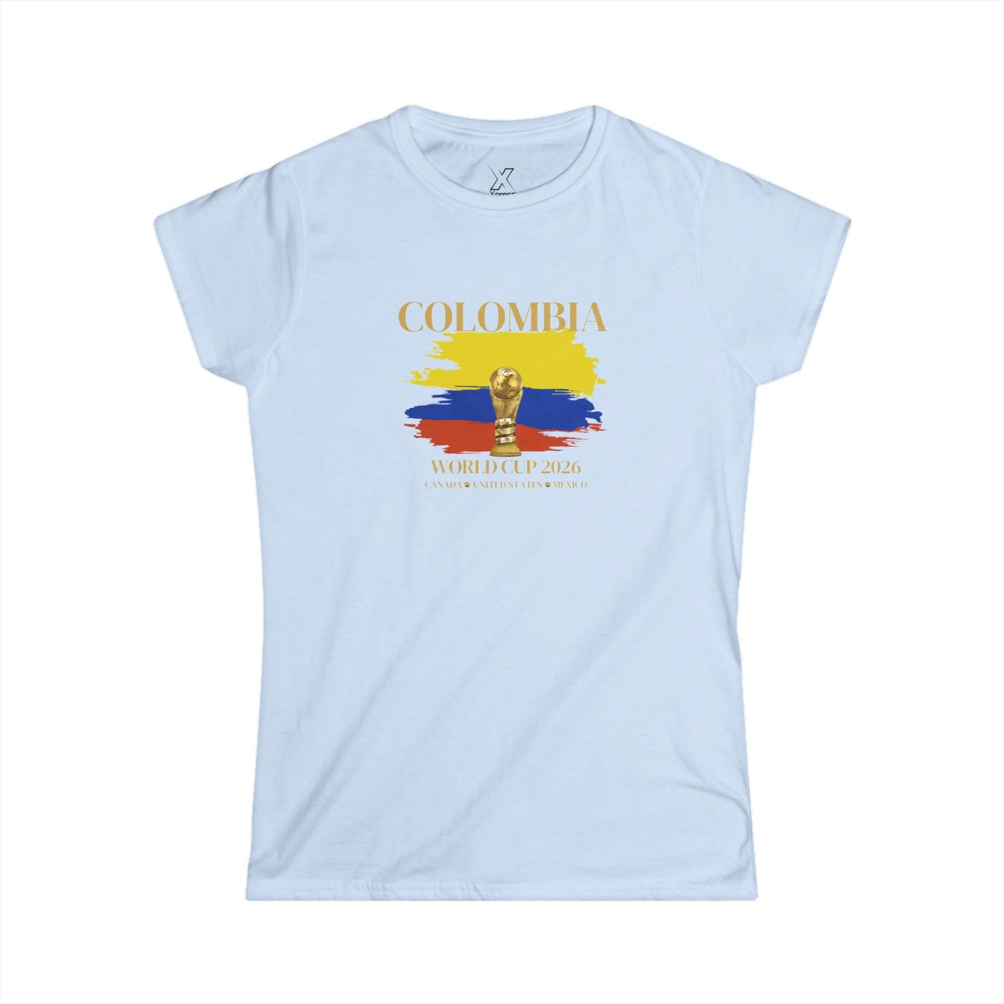 Vamos Colombia!!!! Let's Go!!! Beautiful Design Women’s World Cup Tee.