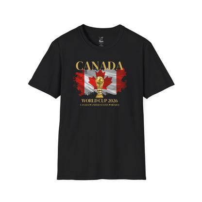 Celebrate Your Canadian Pride – with this Canada World Cup Unisex T-Shirt, Soccer Fan Apparel, Sports Tee, Gift for Football Lovers, 2026 Championship Shirt