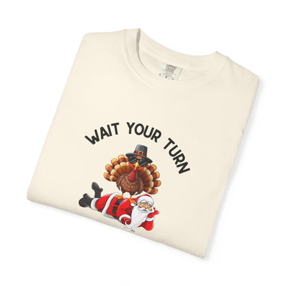 Funny Holiday T-Shirt | Thanksgiving Tee I Merry Christmas Tee | Humorous Unisex Graphic Top | Family Reunion Apparel