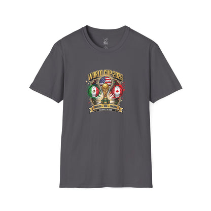 Canada, United States, and Mexico! This World Cup 2026 Is Louder Than Ever! Let's Make History With This Unisex Softstyle T-Shirt!  ALL PRICES INCLUDE SHIPPING WITHIN THE USA.
