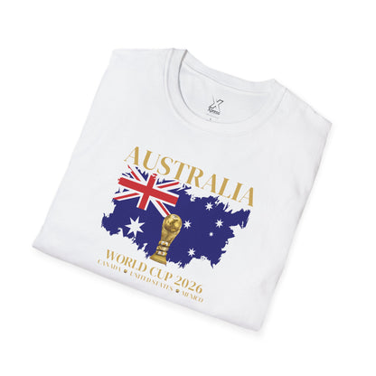 Australia, Awaken Your Aussie Spirit! The Ultimate Football Fan T-shirt! World Cup 2026.  Here We Come!