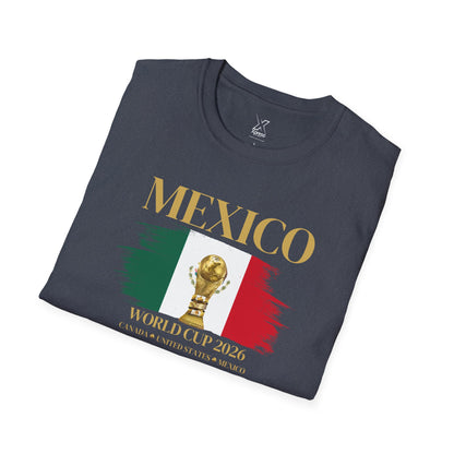 Vamos México! Gear Up for World Cup 2026 with the Ultimate Fan Tee! Show Your Mexican Pride in Style! Soccer Fan T-Shirt, Softstyle Tee, Sports Apparel, Gift for Sports Lovers.