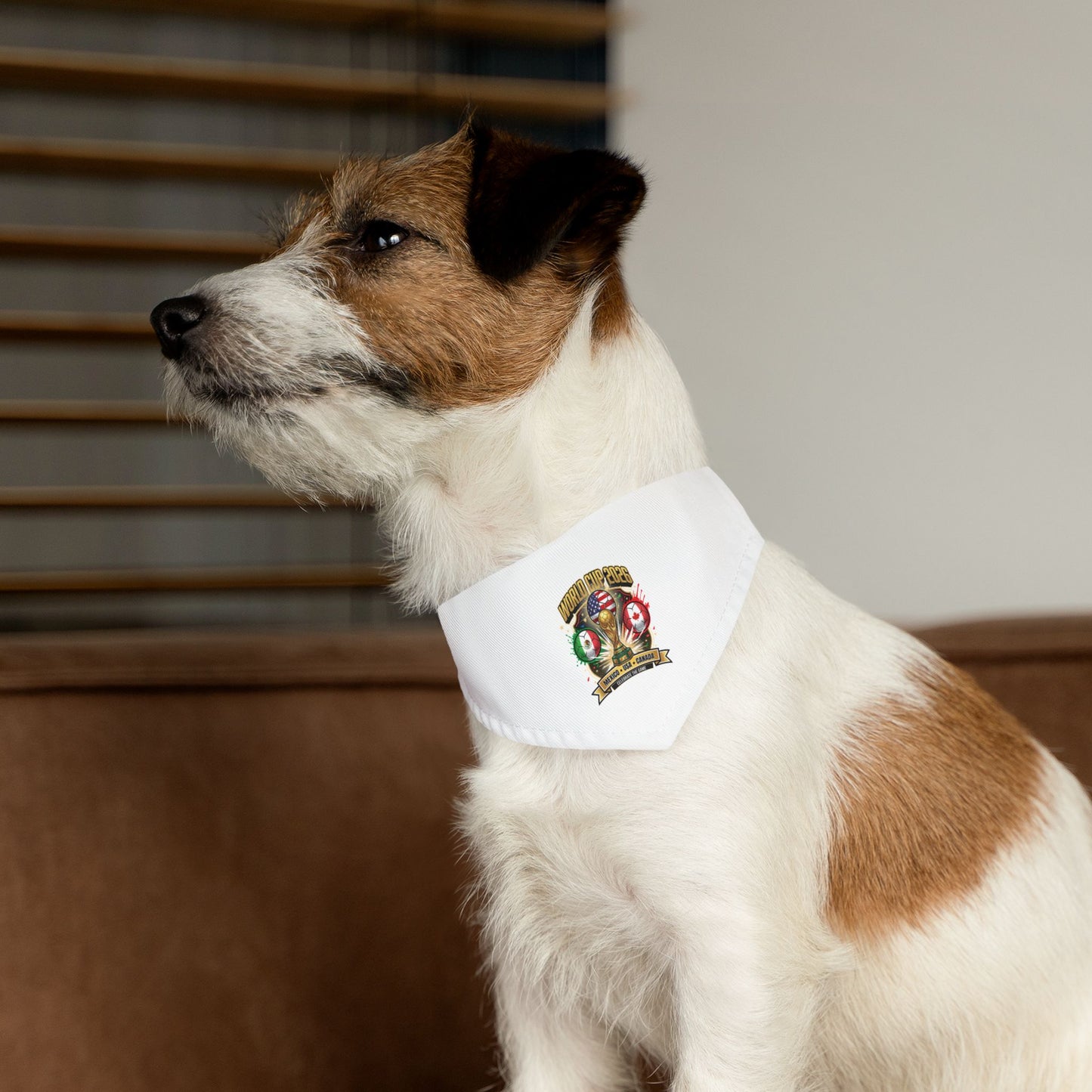 Let Your Pet In On The Games!  World Cup Pet Bandana Collar For Your Furry Family Members