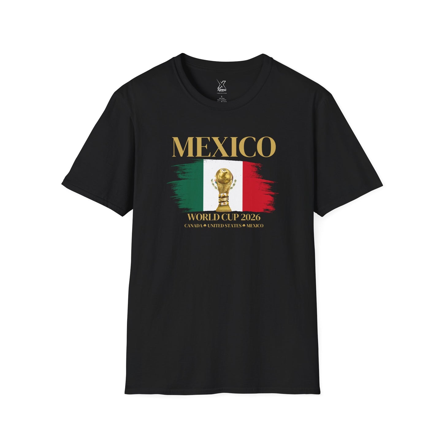 Vamos México! Gear Up for World Cup 2026 with the Ultimate Fan Tee! Show Your Mexican Pride in Style! Soccer Fan T-Shirt, Softstyle Tee, Sports Apparel, Gift for Sports Lovers.