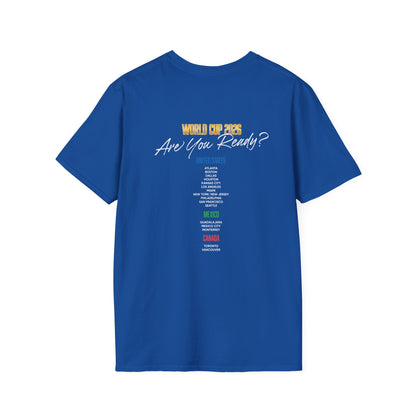 Canada, United States, and Mexico! This World Cup 2026 Is Louder Than Ever! Let's Make History With This Unisex Softstyle T-Shirt!  ALL PRICES INCLUDE SHIPPING WITHIN THE USA.