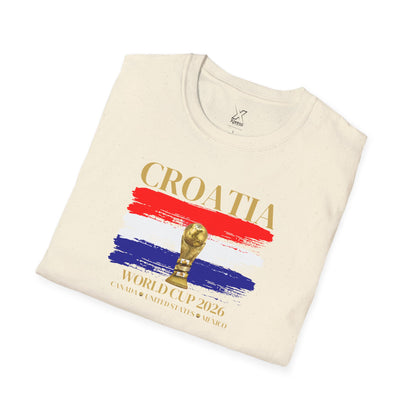 Game On, Croatia! The Ultimate Football Fan T-shirt! World Cup 2026 Here We Come!