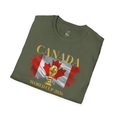 Celebrate Your Canadian Pride – with this Canada World Cup Unisex T-Shirt, Soccer Fan Apparel, Sports Tee, Gift for Football Lovers, 2026 Championship Shirt