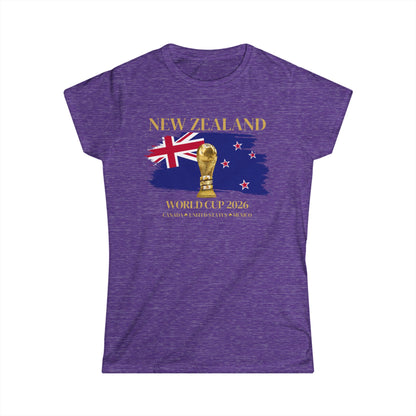 New Zealand.  e T-Shirt, Soccer Fan Gift, Sports Apparel Women
