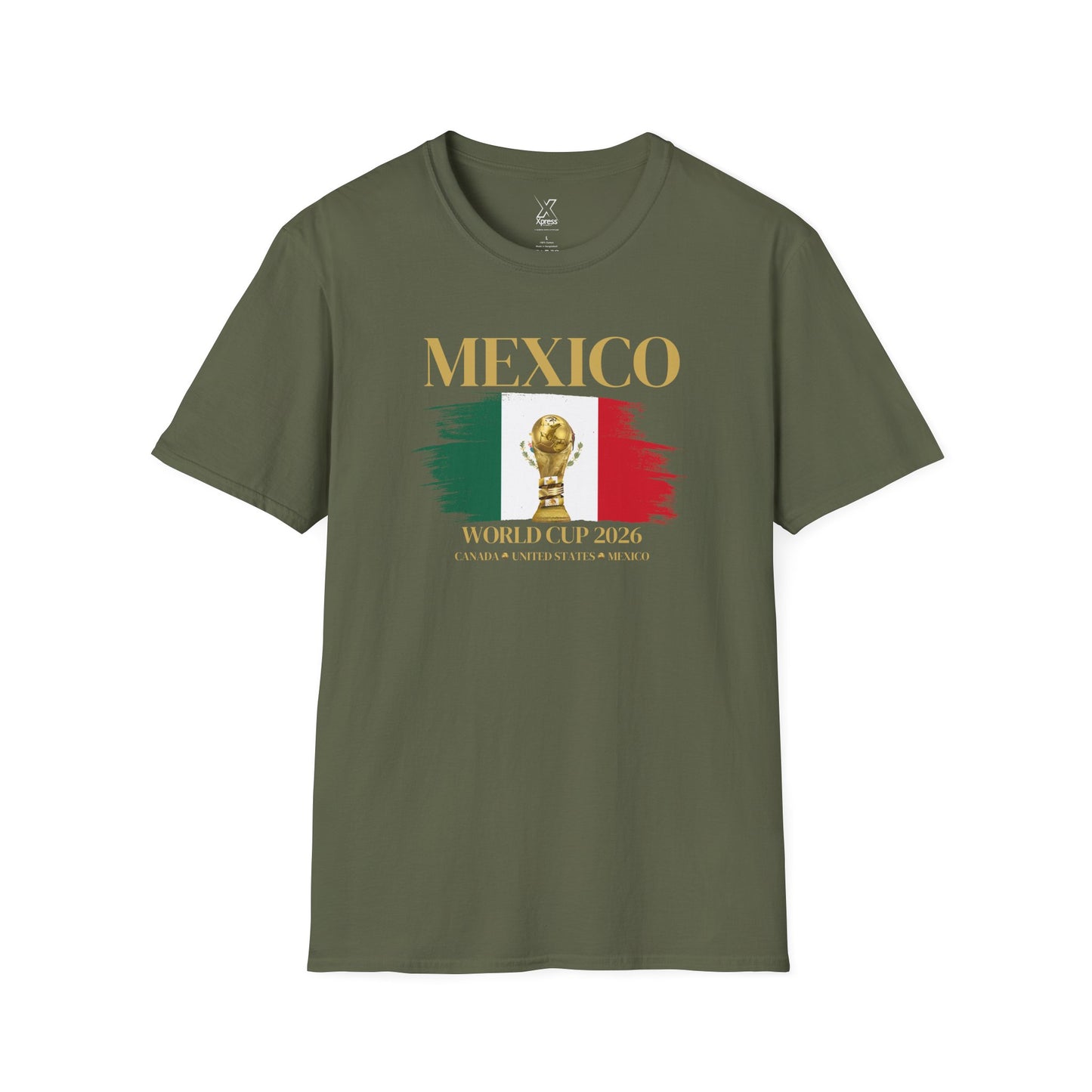 Vamos México! Gear Up for World Cup 2026 with the Ultimate Fan Tee! Show Your Mexican Pride in Style! Soccer Fan T-Shirt, Softstyle Tee, Sports Apparel, Gift for Sports Lovers.