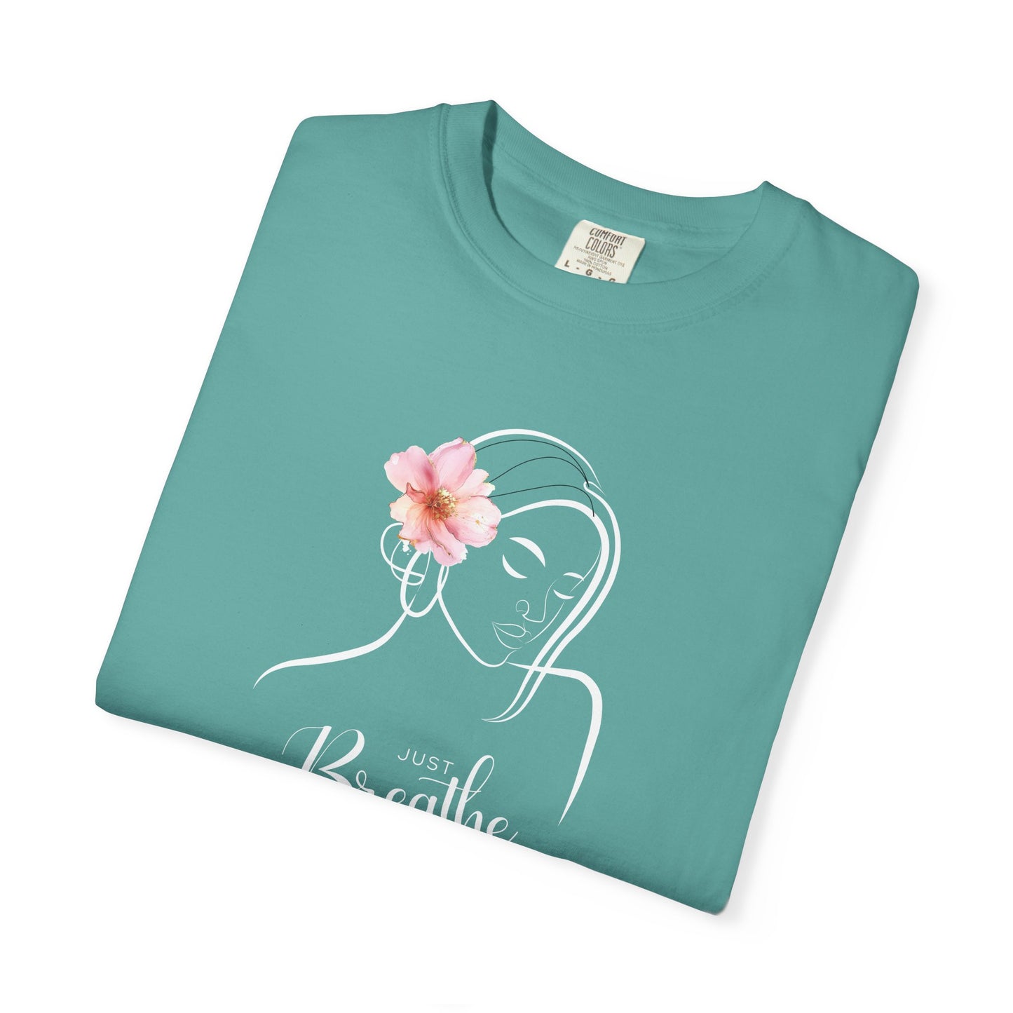 Just Breathe Graphic T-Shirt- Take a deep breath, relax, and wear your peace.