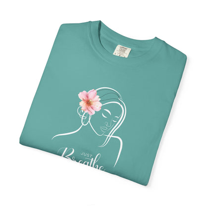 Just Breathe Graphic T-Shirt- Take a deep breath, relax, and wear your peace.