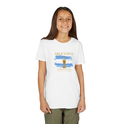 Vamos, Argentina! Let's Go! Your Kids Are Going To Love This Youth World Cup Tee! Great Gift For Birthdays, Sports Events, And, Of Course, The World Cup Festivities!