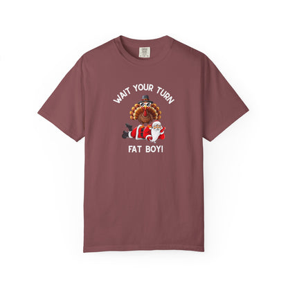 Funny Holiday T-Shirt | Thanksgiving Tee I Merry Christmas Tee | Humorous Unisex Graphic Top | Family Reunion Apparel