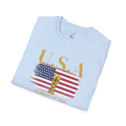 USA World Cup 2026 Fan Tee!. Show Your U.S.A Team Spirit in Style! Soccer Fan T-Shirt, Soft style Tee, Sports Apparel, Gift for Sports Lovers.