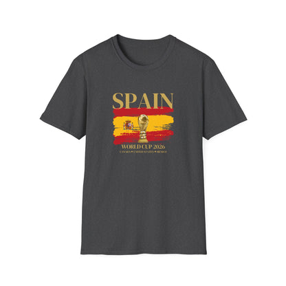 Vamos España! Aupa Espainia! Glory Awaits For You! Cheer Loud And Strong with this Ultimate Spanish Football Fan T-shirt!  World Cup 2026 Here We Come!
