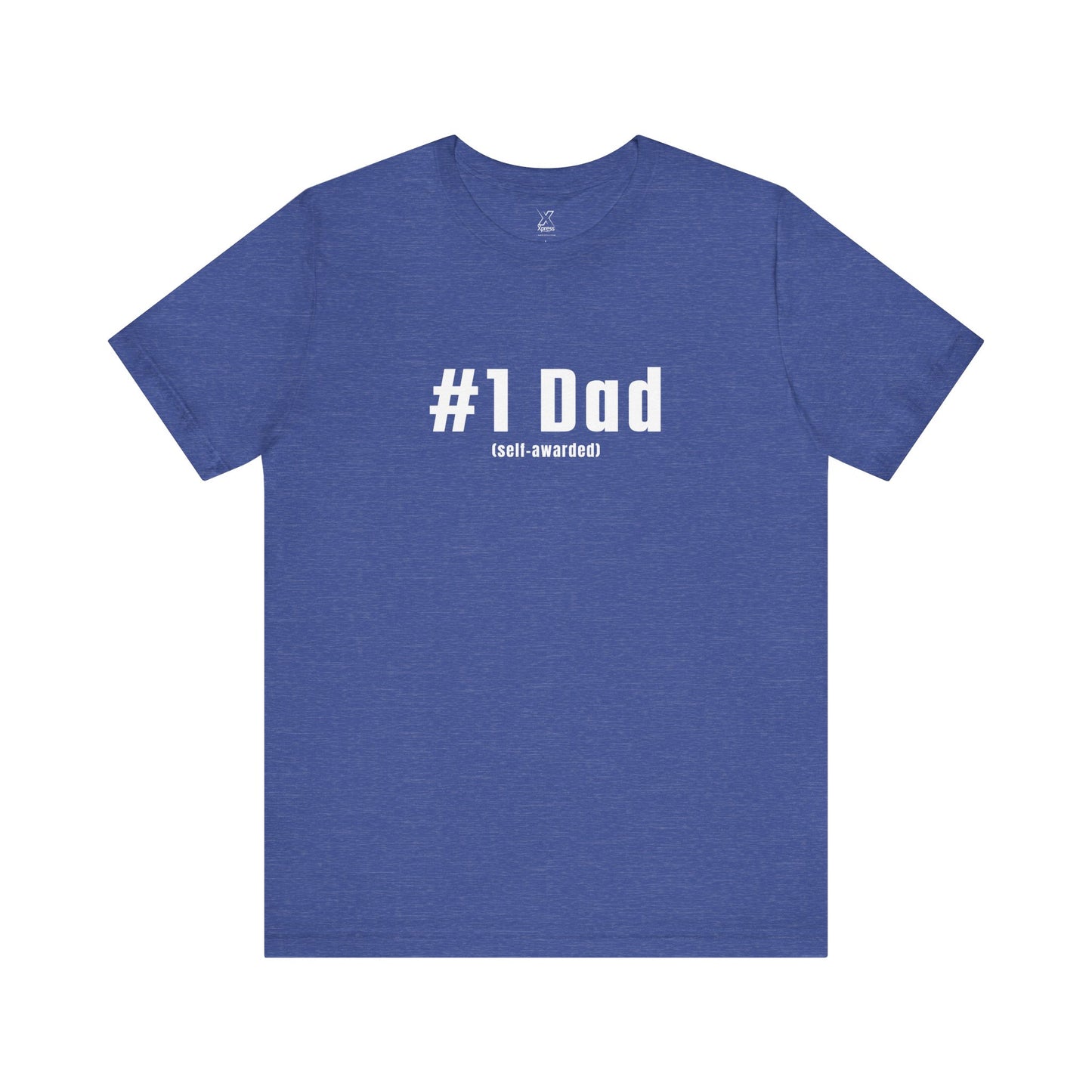 #1 Dad (Self-Awarded) – Men’s Funny Unisex Jersey Tee. For the funny dads out there!