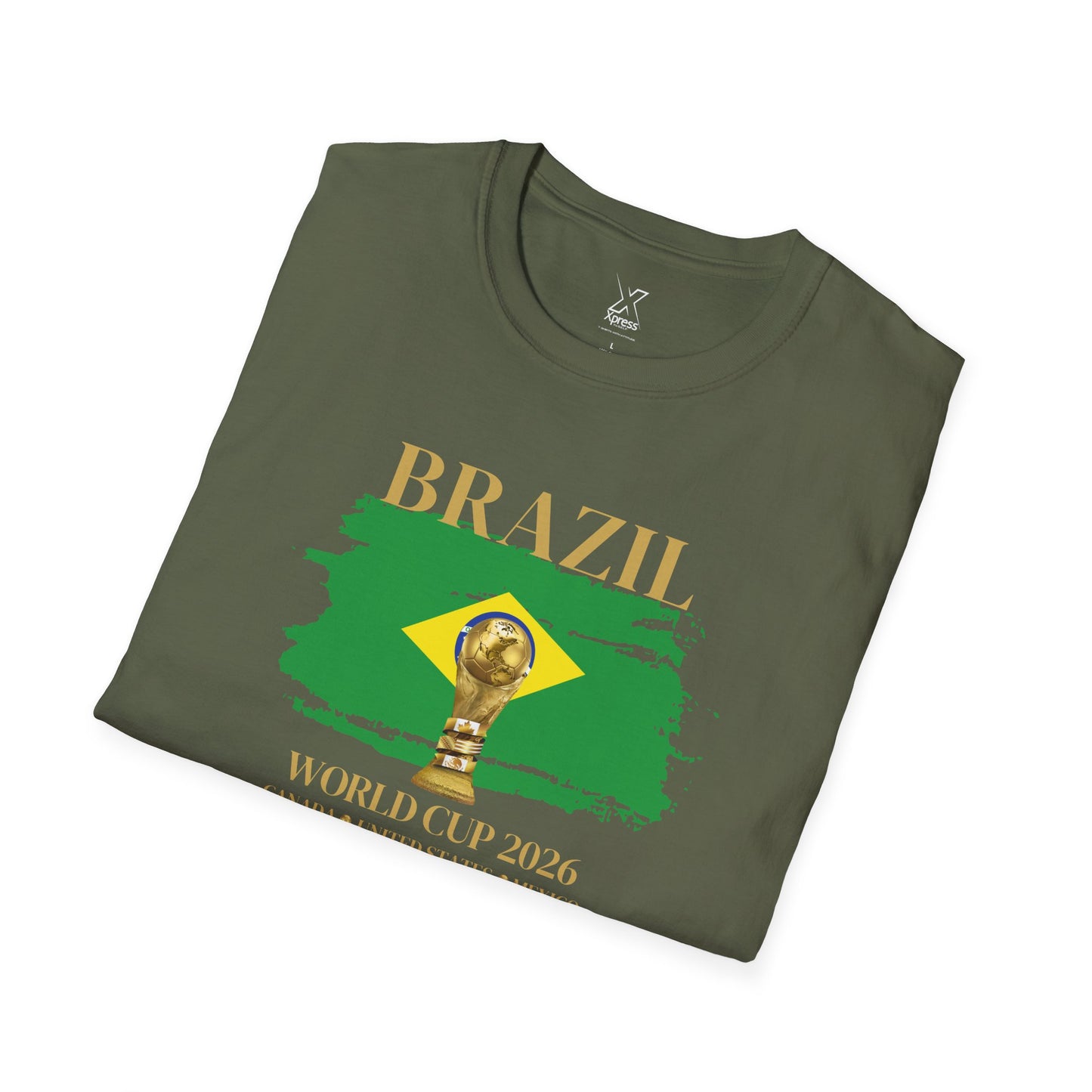 Ignite Your Brazilian Passion with this Brazil World Cup Unisex T-Shirt, Soccer Fan Apparel, Sports Tee, Gift for Football Lovers, 2026 Championship Shirt
