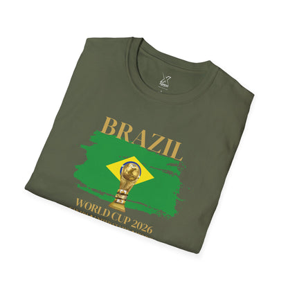 Ignite Your Brazilian Passion with this Brazil World Cup Unisex T-Shirt, Soccer Fan Apparel, Sports Tee, Gift for Football Lovers, 2026 Championship Shirt