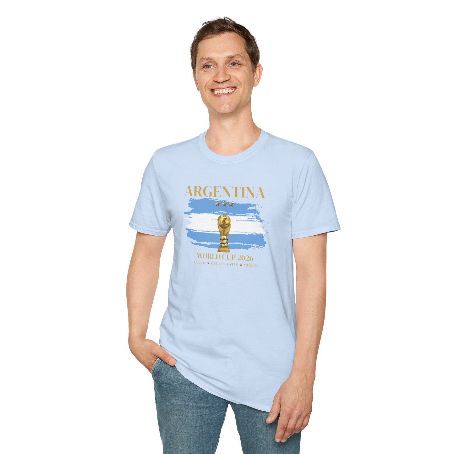 Unleash Your Argentine Passion! The Ultimate Football Fan T-shirt! World Cup 2026 Here We Come!