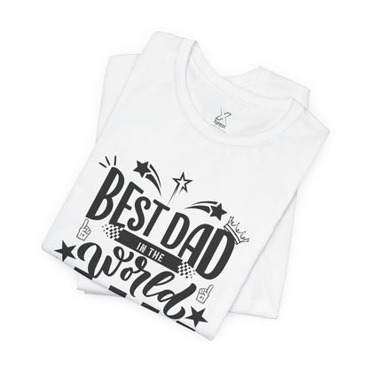 Best Dad Ever Unisex Tee – “Because Legends Deserve Comfort.” | Perfect Father’s Day or Christmas Gift | Funny Dad Shirt | Casual Family Tee