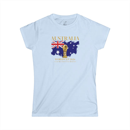 Fierce, Stylish, and Proud! Australia Women’s World Cup Tee. Let's Go Australia!!!