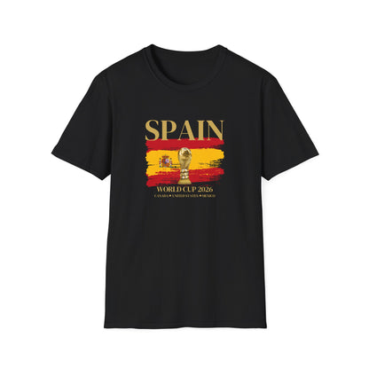 Vamos España! Aupa Espainia! Glory Awaits For You! Cheer Loud And Strong with this Ultimate Spanish Football Fan T-shirt!  World Cup 2026 Here We Come!