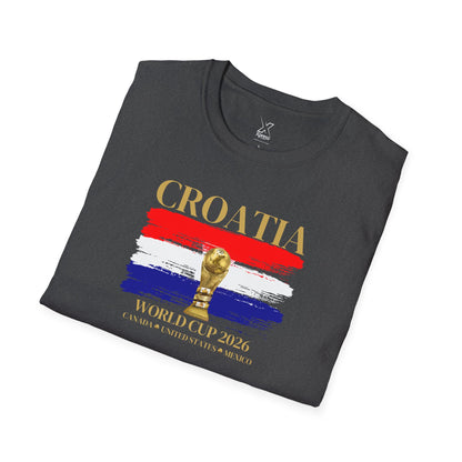 Game On, Croatia! The Ultimate Football Fan T-shirt! World Cup 2026 Here We Come!