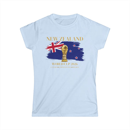 New Zealand.  e T-Shirt, Soccer Fan Gift, Sports Apparel Women
