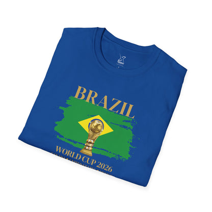 Ignite Your Brazilian Passion with this Brazil World Cup Unisex T-Shirt, Soccer Fan Apparel, Sports Tee, Gift for Football Lovers, 2026 Championship Shirt