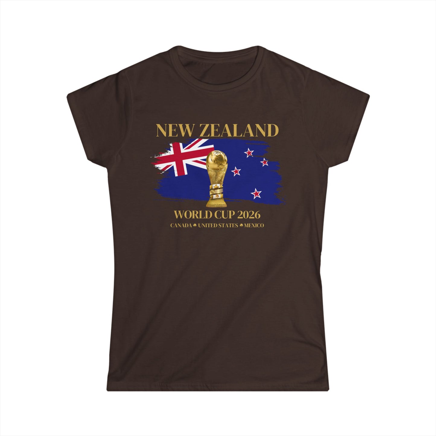 New Zealand.  e T-Shirt, Soccer Fan Gift, Sports Apparel Women