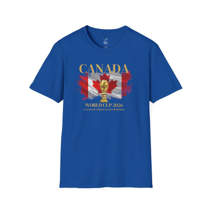 Celebrate Your Canadian Pride – with this Canada World Cup Unisex T-Shirt, Soccer Fan Apparel, Sports Tee, Gift for Football Lovers, 2026 Championship Shirt