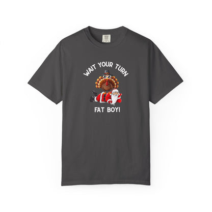 Funny Holiday T-Shirt | Thanksgiving Tee I Merry Christmas Tee | Humorous Unisex Graphic Top | Family Reunion Apparel