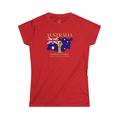 Fierce, Stylish, and Proud! Australia Women’s World Cup Tee. Let's Go Australia!!!