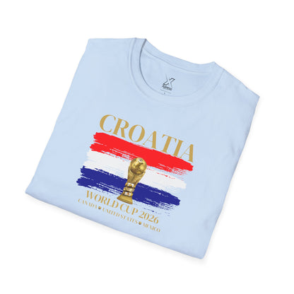 Game On, Croatia! The Ultimate Football Fan T-shirt! World Cup 2026 Here We Come!