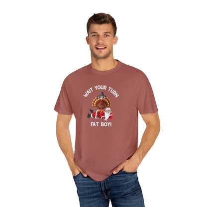Funny Holiday T-Shirt | Thanksgiving Tee I Merry Christmas Tee | Humorous Unisex Graphic Top | Family Reunion Apparel