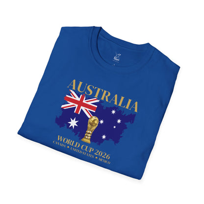 Australia, Awaken Your Aussie Spirit! The Ultimate Football Fan T-shirt! World Cup 2026.  Here We Come!