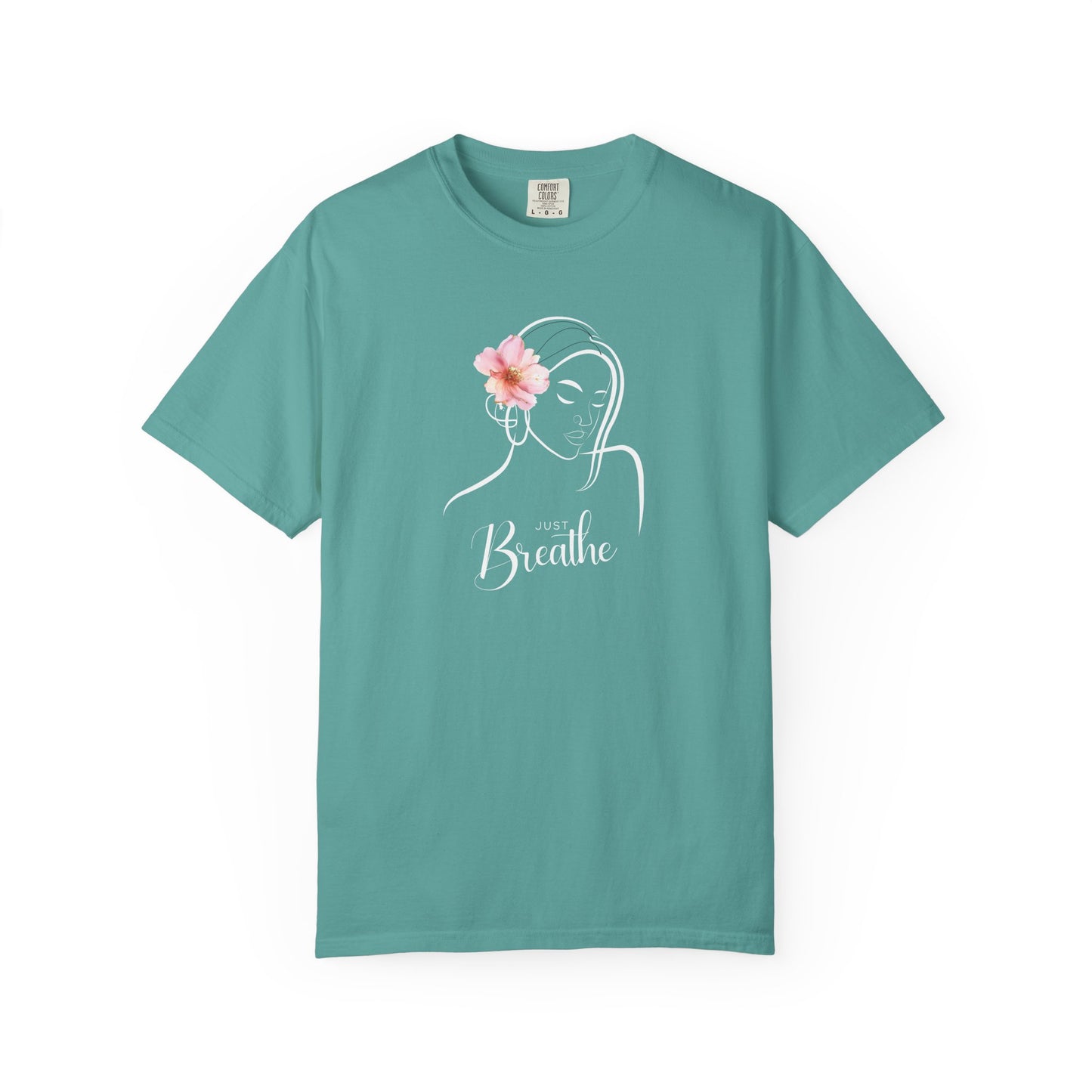 Just Breathe Graphic T-Shirt- Take a deep breath, relax, and wear your peace.