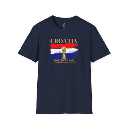 Game On, Croatia! The Ultimate Football Fan T-shirt! World Cup 2026 Here We Come!