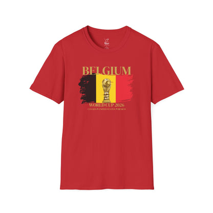 Belgians, Cheer Loud, Cheer Proud – Go Red Devils!  The Ultimate Football Fan T-shirt! World Cup 2026.  Here We Come!