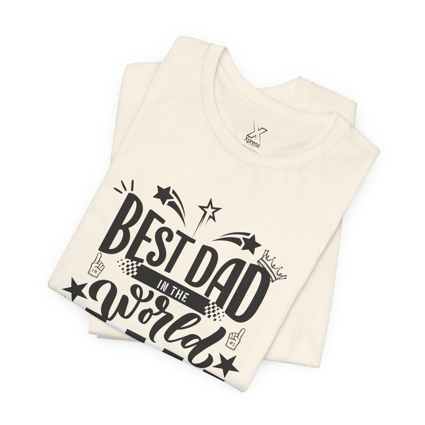 Best Dad Ever Unisex Tee – “Because Legends Deserve Comfort.” | Perfect Father’s Day or Christmas Gift | Funny Dad Shirt | Casual Family Tee