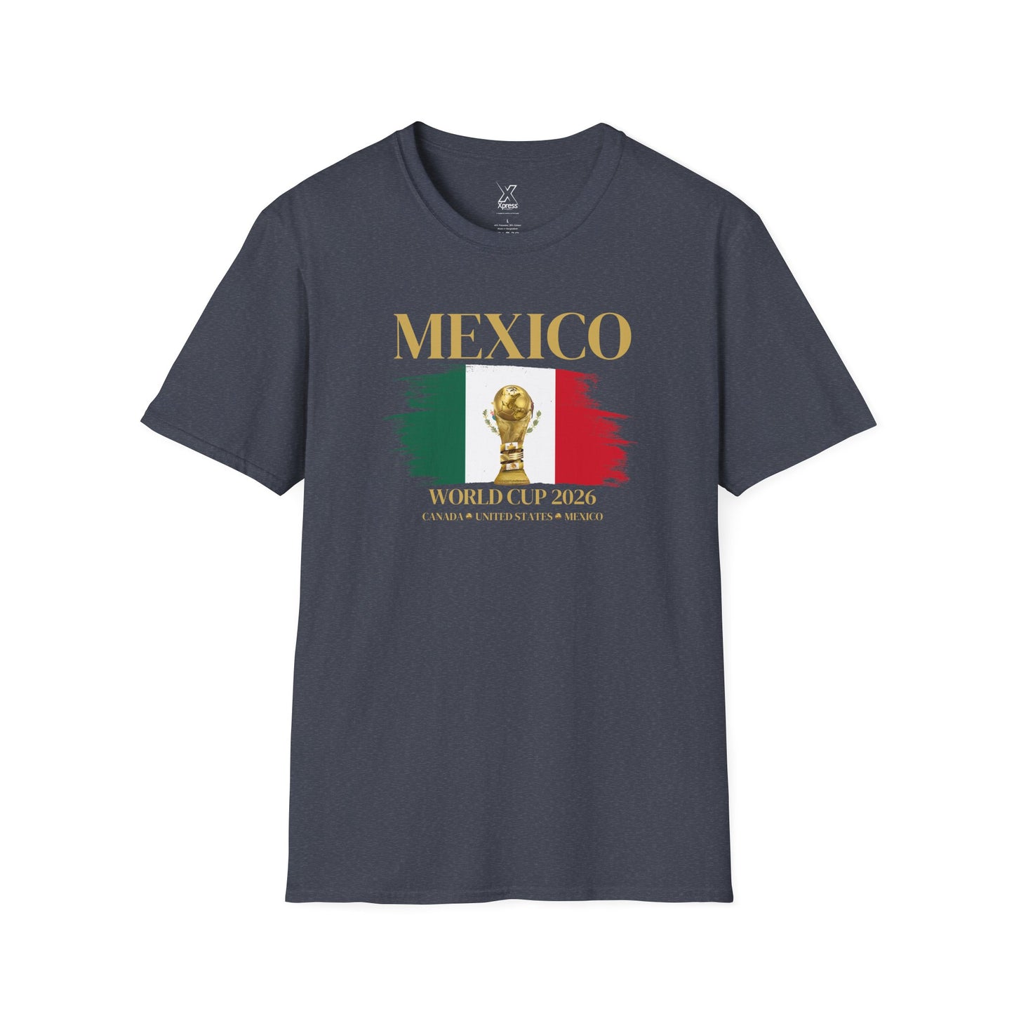 Vamos México! Gear Up for World Cup 2026 with the Ultimate Fan Tee! Show Your Mexican Pride in Style! Soccer Fan T-Shirt, Softstyle Tee, Sports Apparel, Gift for Sports Lovers.