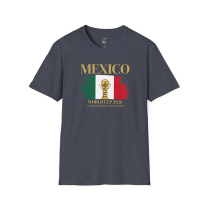 Vamos México! Gear Up for World Cup 2026 with the Ultimate Fan Tee! Show Your Mexican Pride in Style! Soccer Fan T-Shirt, Softstyle Tee, Sports Apparel, Gift for Sports Lovers.