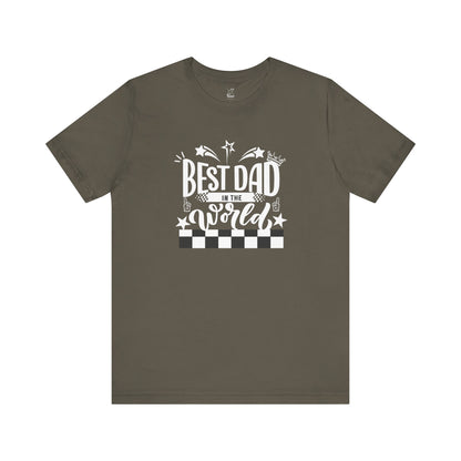 Best Dad Ever Unisex Tee – “Because Legends Deserve Comfort.” | Perfect Father’s Day or Christmas Gift | Funny Dad Shirt | Casual Family Tee