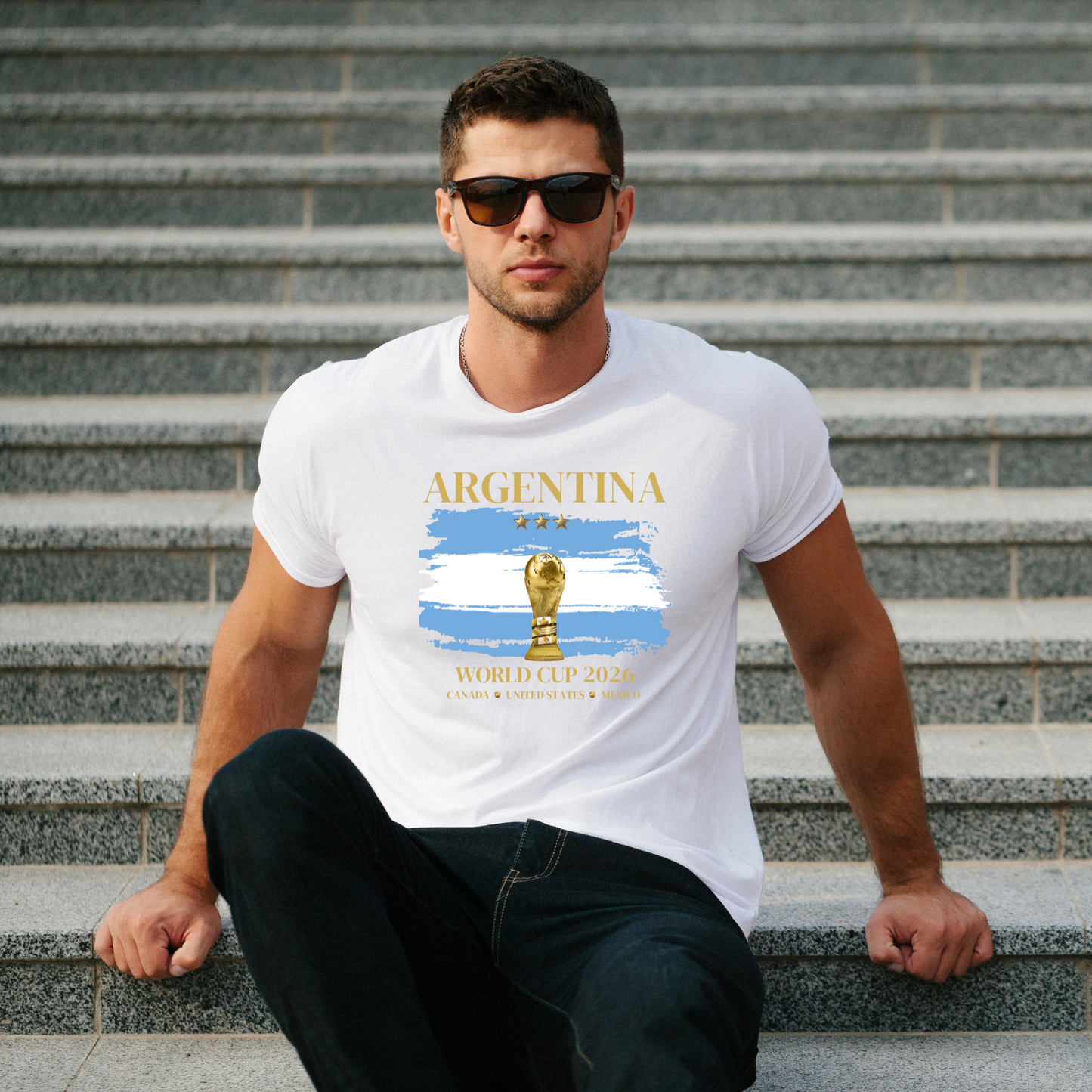 Unleash Your Argentine Passion! The Ultimate Football Fan T-shirt! World Cup 2026 Here We Come!