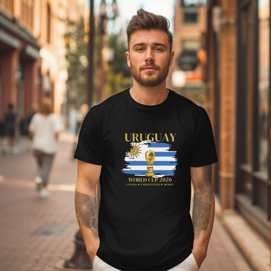 Vamos Uruguay! Por Honor. Por Gloria. For Uruguay! Unleash Your Celeste Spirit with this Ultimate Uruguay Fan T-Shirt for World Cup 2026!
