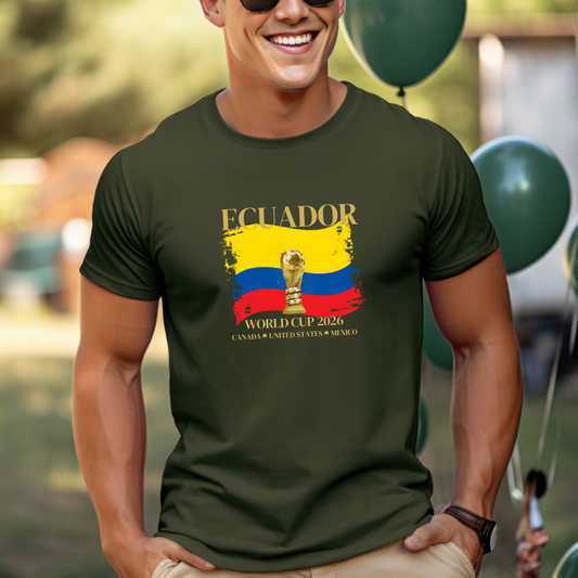 Let's Go, Ecuador! Show Your Pride With This Ultimate Football Fan T-shirt! World Cup 2026 Here We Come!