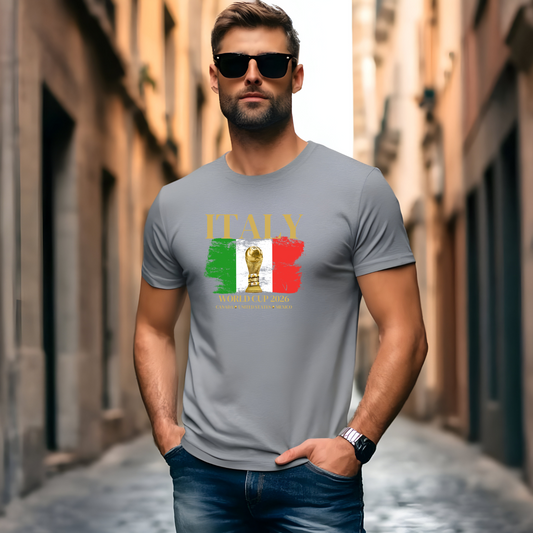 Andiamo Italy! Show Your Italian Pride With This  World Cup Unisex T-Shirt, Soccer Fan Apparel, Sports Tee, Gift for Football Lovers, 2026 Championship Shirt
