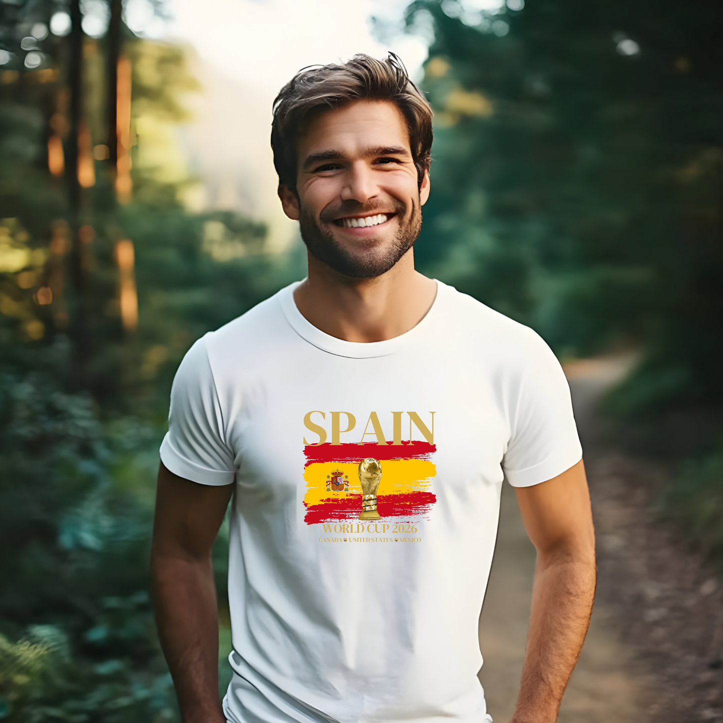 Vamos España! Aupa Espainia! Glory Awaits For You! Cheer Loud And Strong with this Ultimate Spanish Football Fan T-shirt!  World Cup 2026 Here We Come!