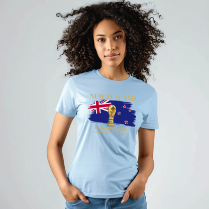 New Zealand.  e T-Shirt, Soccer Fan Gift, Sports Apparel Women