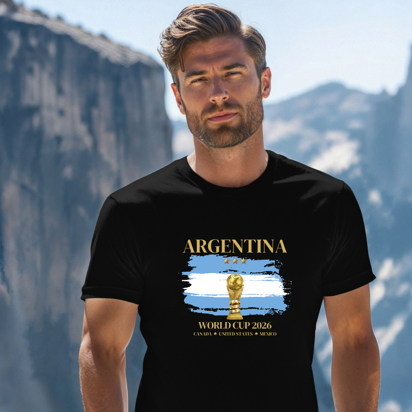 Unleash Your Argentine Passion! The Ultimate Football Fan T-shirt! World Cup 2026 Here We Come!